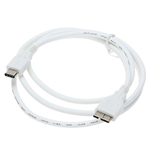 0601279436035 - GENIRIC 1M MULTIFUNCTIONAL 10GBPS HIGH SPEED USB 3.0 A TO USB 3.1 TYPE C INTERFACE DATA TRANSMISSION VIDEO OUTPUT MALE CONNECTOR CABLE CHARGING LINE FOR MACBOOK WHITE
