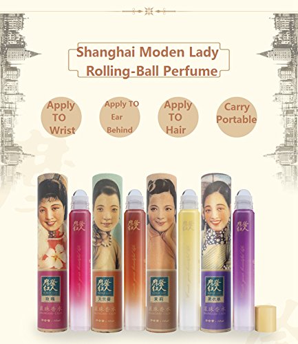 6012901020906 - APPLE AND TEA SHANGHAI MODEN LADY PRIMROSE LADIES DRESSING ROLLING-BALL PERFUME 10ML4 PCS GIFT PACK