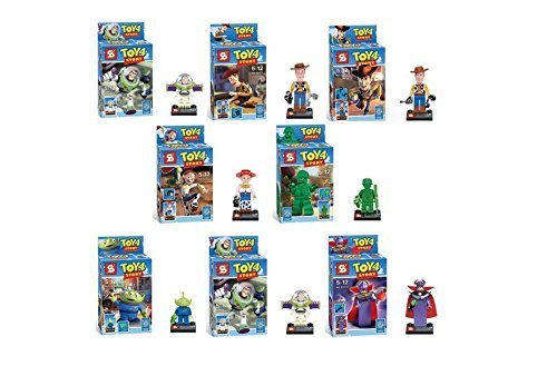 0601367012400 - TOY STORY 4 FIGURES 8PCS/LOT BUILDING BLOCKS SETS MODEL TOYS MINIFIGURES BRICK TOYS NEW IN THE BOXES