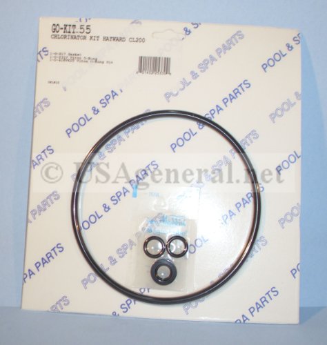 0601402253300 - HAYWARD CL200 CHLORINATOR KIT GASKET & O-RING KIT GO-KIT 55 WITH SMALL PACKAGE OF MAGIC LUBE