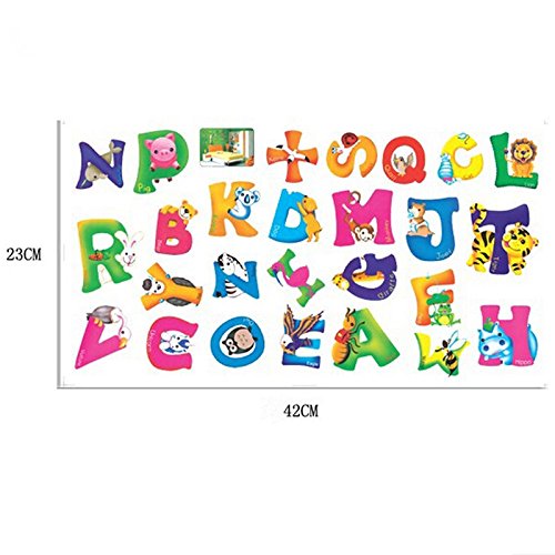 0601404366992 - GENERIC A-Z PVC MURAL WALL STICKERS