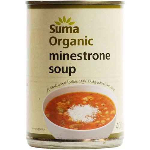 6014717475499 - (2 PACK) - SUMA - ORG MINESTRONE SOUP | 400G | 2 PACK BUNDLE