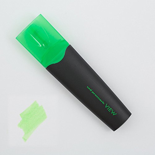 0601512079739 - MITSUBISHI JAPAN PERSPECTIVE WINDOWS FLUORESCENT PEN EASY USE PRECISE MARKING (GREEN)