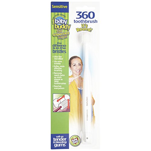 0601579030940 - BABY BUDDY'S EXTRA SOFT 360 DEGREE ADULT TOOTHBRUSH- INNOVATIVE QUALITY, DESIGNED TO BE SOFT ON SENSITIVE TEETH AND BLEEDING GUMS OF EXPECTANT MOTHERS AND OTHERS