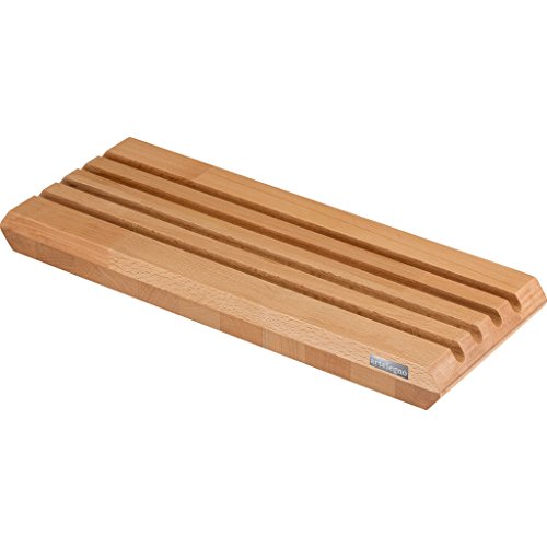 0601579032906 - ARTELEGNO SOLID BEECH WOOD DUAL SIDED BREAD BOARD WITH CRUMB TROUGHS AND CUTTING BOARD, LUXURIOUS ITALIAN SIENA COLLECTION BY MASTER CRAFTSMEN, ECO-FRIENDLY WAY TO SLICE BREAD--NATURAL FINISH, NARROW