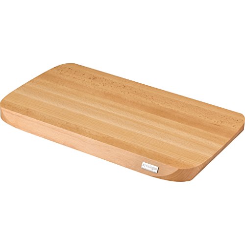 0601579032999 - ARTELEGNO SOLID BEECH WOOD LARGE CUTTING BOARD, LUXURIOUS ITALIAN SIENA COLLECTION BY MASTER CRAFTSMEN, ECOFRIENDLY, NATURAL FINISH