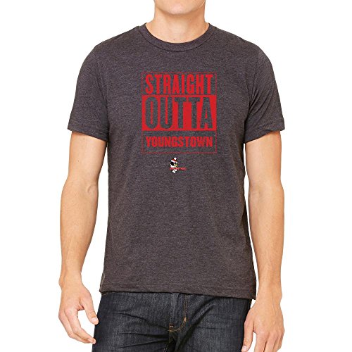0601629135106 - YOUNGSTOWN STATE UNIVERSITY PENGUINS STRAIGHT OUTTA YOUNGSTOWN T-SHIRT (2XL)