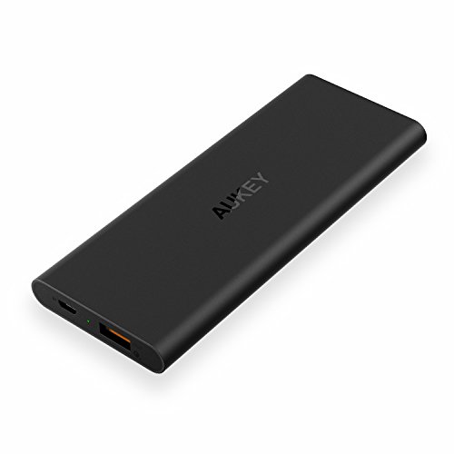 0601629292182 - AUKEY 6000MAH PORTABLE EXTERNAL BATTERY POWER BANK FAST CHARGER WITH QUALCOMM QUICK CHARGE 2.0 & AIPOWER TECHNOLOGY FOR SAMSUNG GALAXY S6 / S6 EDGE AND MORE - BLACK