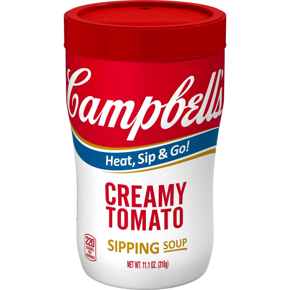 0060195777422 - CAMPBELLS SOUP ON THE GO, CREAMY TOMATO, 11.1 OZ (PACK OF 18)