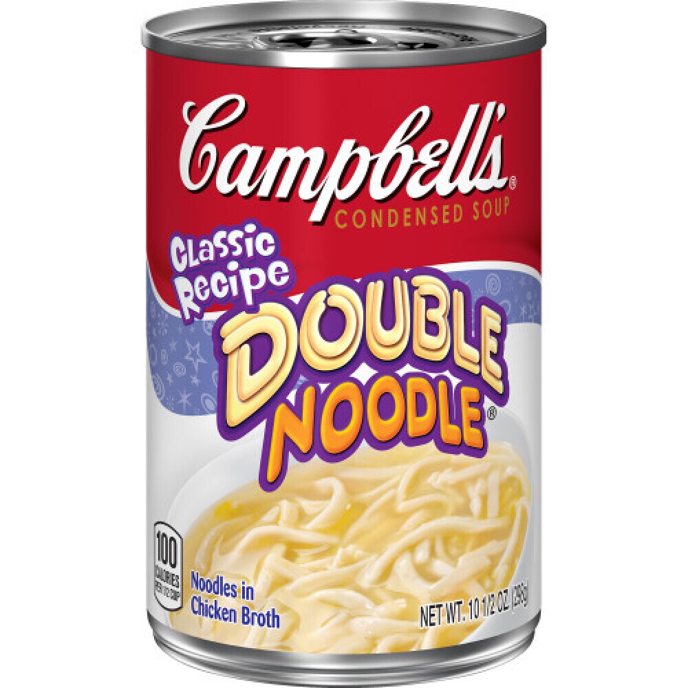 0060195777736 - CAMPBELLS CONDENSED DOUBLE NOODLE SOUP 10.5OZ (PACK OF 48)