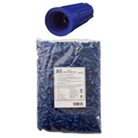 0601986231725 - MORRIS PRODUCTS 23172 SCREW-ON WIRE CONNECTORS P2 BLUE BAGGED 1000 BULK PACK, PACK OF 1000