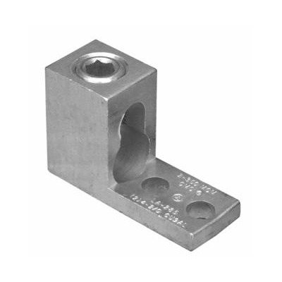0601986907309 - MORRIS PRODUCTS 90730 DUAL RANGE MECHANICAL LUG, ONE CONDUCTOR, ONE HOLE MOUNT, ALUMINUM, 300 AWG, 300MCM-2SOL. WIRE RANGE