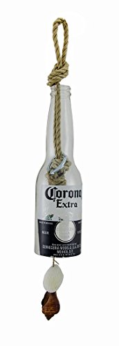 0602003434631 - CORONA EXTRA ROPE AND SEASHELL BEER BOTTLE WIND CHIME