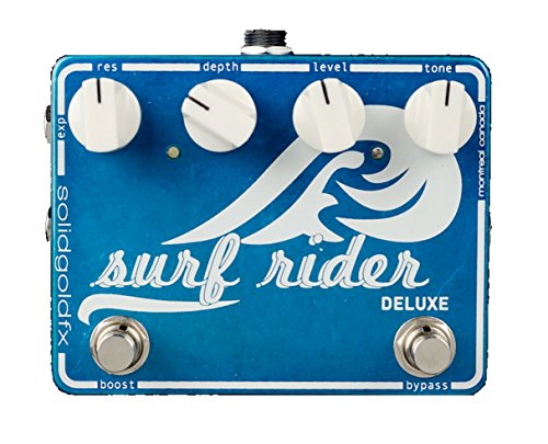 0602003595486 - SOLIDGOLD FX SURF RIDER DELUXE SPRING TYPE REVERB GUITAR EFFECTS PEDAL B-STOCK