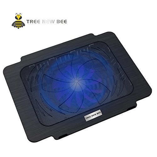 0602003976575 - TREE NEW BEE® LAPTOP COOLING PAD - FITS 14 AND SMALLER LAPTOPS AND NOTEBOOKS - STRONG AND DURABLE ABS AND METAL MESH - FITS EASILY ON YOUR LAP OR ANY FLAT SURFACE - KEEPS YOUR LAPTOP COOL