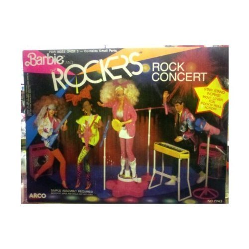0602040330002 - BARBIE AND THE ROCKERS ROCK CONCERT PLAYSET NO. 7743 (1986 ARCO TOYS, MATTEL)