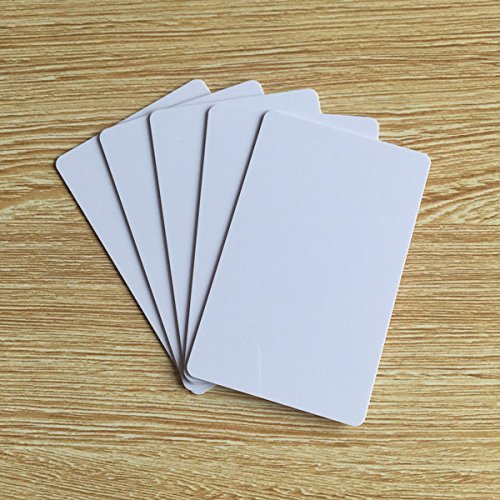 0602258955103 - YARONG-100 BLANK PRINTABLE PVC PLASTIC PHOTO ID WHITE CREDIT CARD 30MIL CR80