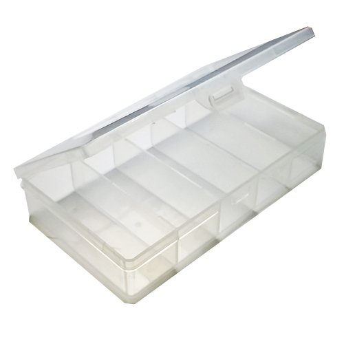 0602288252722 - UTILITY COMPONENT STORAGE BOX 5 COMPARTMENT TRAYS FOR SCREWS / STICKERS / SUPPLIES / ARTS / CRAFTS / PHONE REPAIR / LAPTOP REPAIR / SEWING / FISHING / ORGANIZE / MEDICINE - ALL REPAIR PARTS USA SELLER