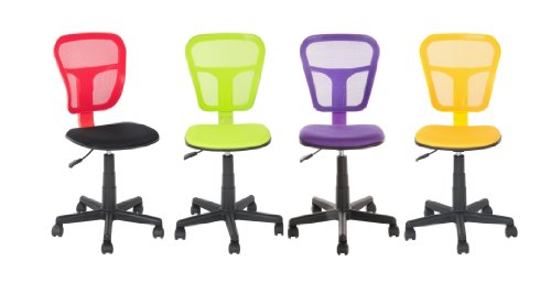 0602456761537 - ERGONOMICALLY OFFICE /TASK/COMPUTER CHAIR WITHOUT ARMS WITH MESH FABRIC PADS GREEN