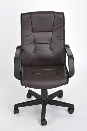 0602456761544 - OFFICE CHAIR WITH ARMS BROWN