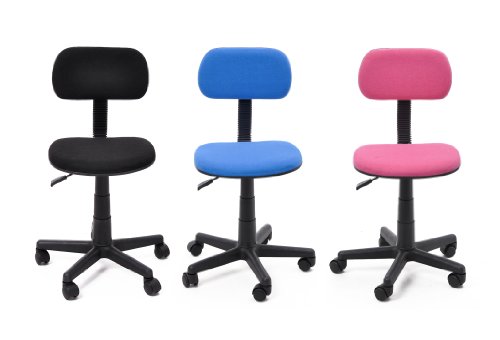 0602456761612 - ERGONOMICALLY OFFICE /TASK/COMPUTER CHAIR WITH FABRIC PADS BLUE