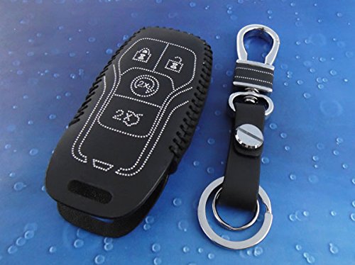 6025308622000 - LEATHER FOR MKZ MKC MKS KEY FOB KEYLESS ENTRY REMOTE TRANSMITTER CASE COVER W