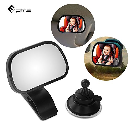 0602638111372 - PME BABY REAR VIEW MIRROR - INFANT IN-SIGHT MIRROR 360° ADJUSTABLE ANGLE CAR REAR VIEW MIRROR