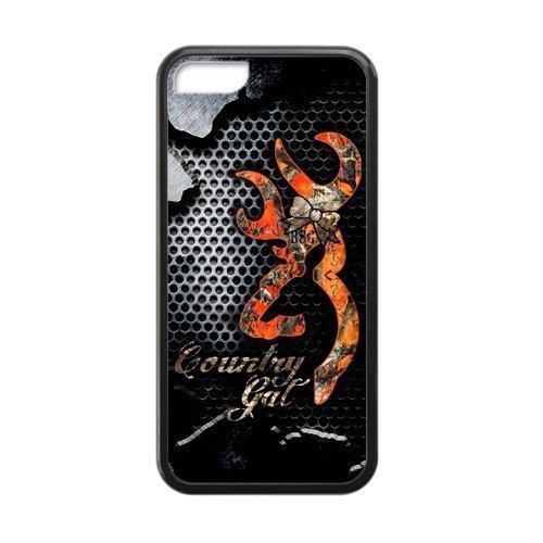 0602669036798 - PERFECT COLLECTION BROWNING CUTTER LOGO HD IMAGE CUSTOM CASES FOR IPHONE 5C TPU (LASER TECHNOLOGY)