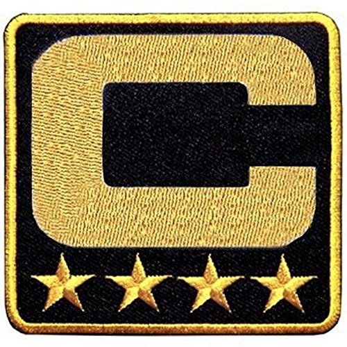 0602681235049 - NEW ORLEANS SAINTS CAPTAIN C DREW BREES NEW 4 STAR GOLD EMBROIDERE D IRON ON PATCH