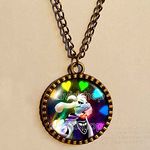 0602716437417 - UNDERTALE NECKLACE ART PENDANT FASHION JEWELRY GAME GIFT FLOWEY COSPLAY UNDYNE