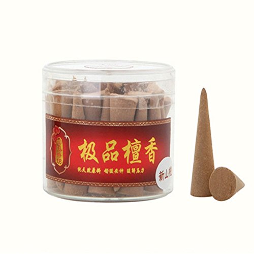 0602815175241 - TOWER INCENSE CONES REAL SANDALWOOD INCENSE HOLDER NATURAL INCENSES CONE