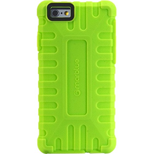 0602956015741 - MARBLUE TOUGHTEK W/ANTI SHOCK SCREEN PROTECTOR FOR IPHONE 6 - RETAIL PACKAGING - NEON GREEN