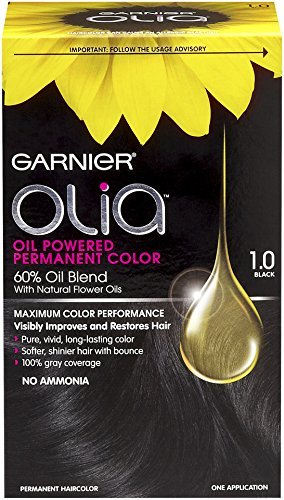 0603084290239 - GARNIER OLIA OIL POWERED PERMANENT HAIRCOLOR, 1.0 BLACK PACK OF 2