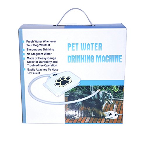 0603097642629 - ASTRO DOG PET WATER FOUNTAIN STEP-ON DOGGIE FOUNTAIN OUTDOOR TRAINING TOOL