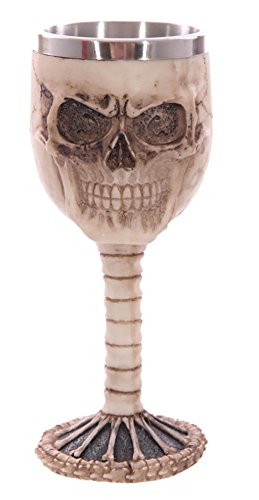 0603097642704 - ASTRO THE NEW THREE-DIMENSIONAL SKELETON WINE GOBLET STAINLESS STEEL NOVELTY GIFT CREATIVE STYLE
