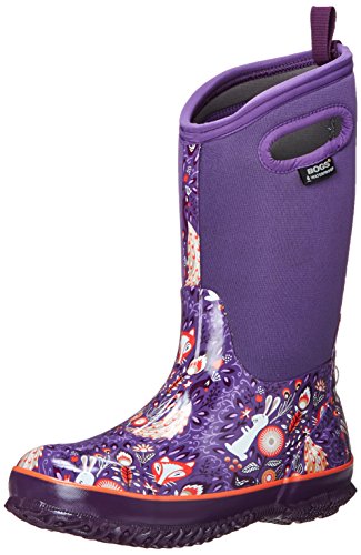 0603246463549 - BOGS CLASSIC FOREST WATERPROOF INSULATED RAIN BOOT (INFANT/TODDLER/LITTLE KID/BIG KID), GRAPE MULTI