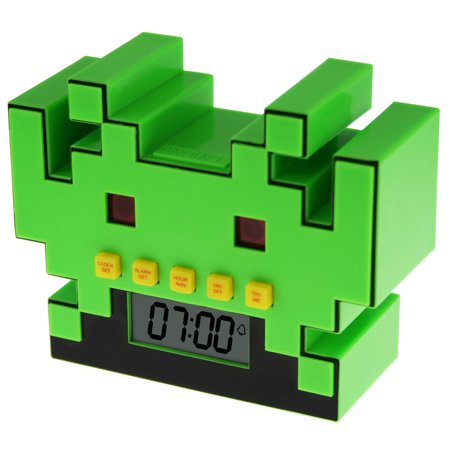 0603259042403 - 50FIFTY SPACE INVADERS ALARM CLOCK