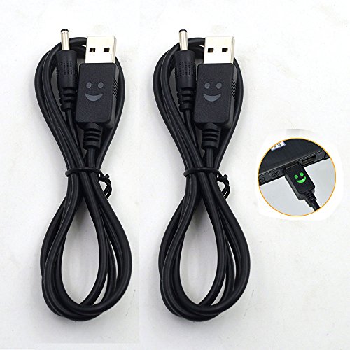 0603338008801 - 2PCS USB CHARGING CABLE SMILEY 4.2V 1A SMILE FACE LED MICRO USB LINE CHARGER DATA SYNC CABLE FOR HEADLAMP FLASHLIGHT