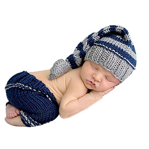 0603338018398 - NEWBORN BABY GIRL BOY COSTUME CROCHET OUTFITS PHOTOGRAPHY PROPS (0- 6MONTHS)