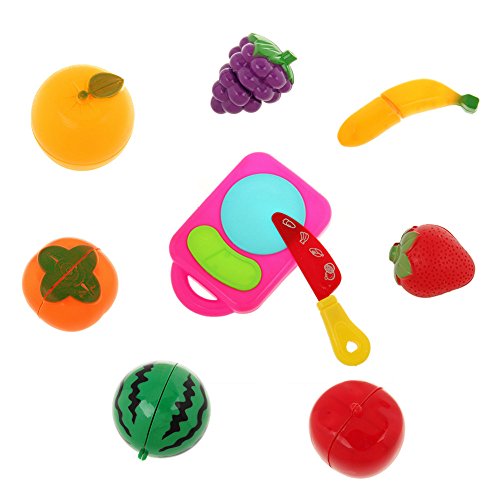 0603338655326 - KITCHEN FRUIT VEGETABLE FOOD CHILDREN KID EDUCATIONAL TOY CUTTING SET PRETEND ROLE PLAY