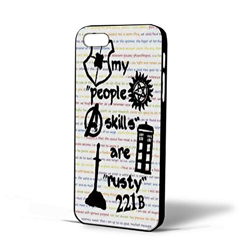 6034344987219 - SHERLOCK, SUPERNATURAL AND DEAN AND CAS FOR IPHONE CASE (IPHONE 6 BLACK)