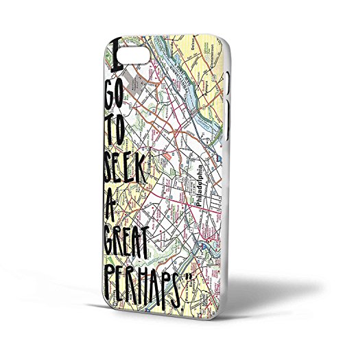 6034344989633 - JOHN GREEN LOOKING FOR ALASKA QUOTES I GO TO SEEK A GREAT PERHAPS FOR IPHONE CASE (IPHONE 5C WHITE)