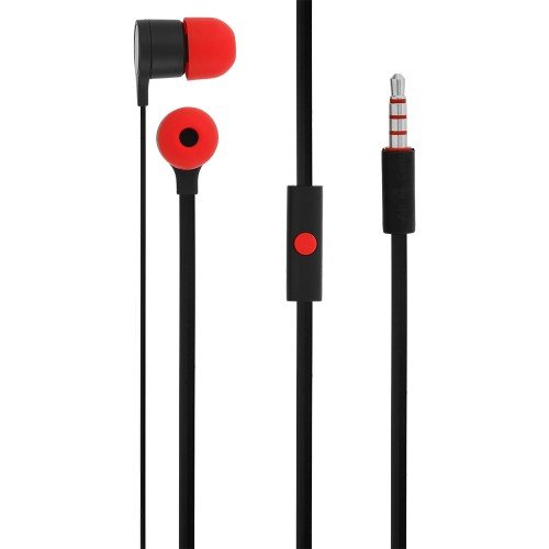 0603453779402 - HTC ORIGINAL 3.5MM STEREO HEADSET EARPHONE/HEADPHONE FOR HTC ONE, HTC BUTTERFLY, HTC 8X, 8S - NON-RETAIL PACKAGING - RED