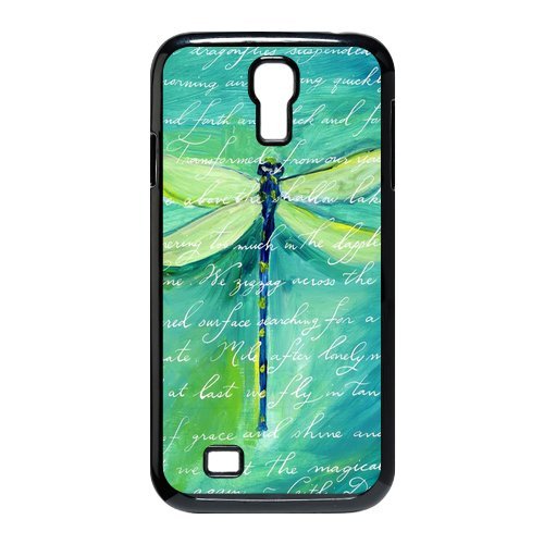 6035558171647 - GENERIC BRIGHTLY PAINTING ART GREEN DRAGONFLY PROTECTIVE CASE FOR SAMSUNG GALAXY S4 I9500