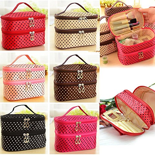 0603677466126 - NEW WOMEN MULTIFUNCTION TRAVEL COSMETIC BAG MAKEUP CASE POUCH TOILETRY ORGANIZER