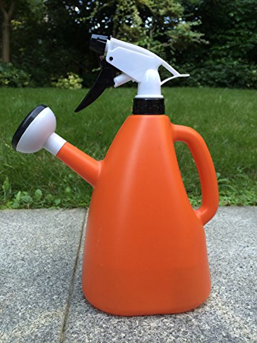 0603717460794 - COLORFUL CREATIVE GARDEN WATERING CAN ,TWO WATERING METHODS SUIT FOR ALL KINDS OF PLANTS,MAKING FUN AT HOME GARDEN,OFFICE (ORANGE)