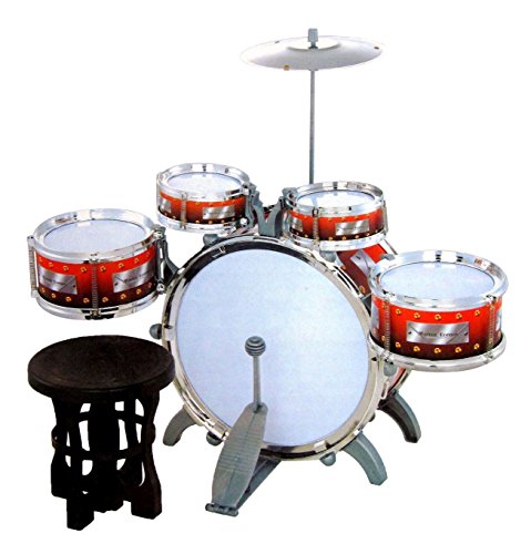 0603717717195 - GENERIC NV_1008002769_YC-US2 , NEWTH MUSIC TOY INSTRUMENT MUSI JAZZ DRUM INST FOR KIDS (10 PC), T FOR SET WITH CHAIR - (10 NEW JAZZ DR