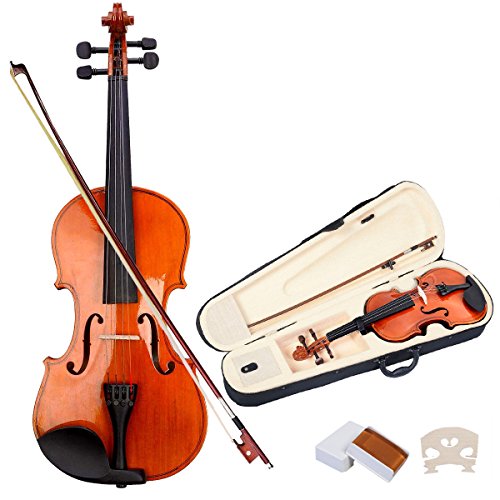 0603717728115 - GENERIC NV_1008001174_YC-US2 E BOWE N NATURAL ACOUSTIC VIOLIN ACOUS NEW 4/4 FULL SIZE IOLIN FIDDLE WITH CASE BOW LE WI NATURAL ACOUSTIC VIOLIN SE BO FIDDLE WITH CASE BOW NEW 4/4