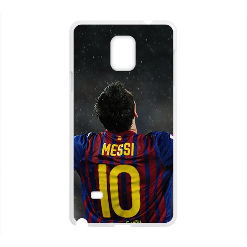 6037190476562 - SOCCER CELEBRITY LIONEL MESSI WHITE PHONE CASE FOR SAMSUNG GALAXY NOTE4