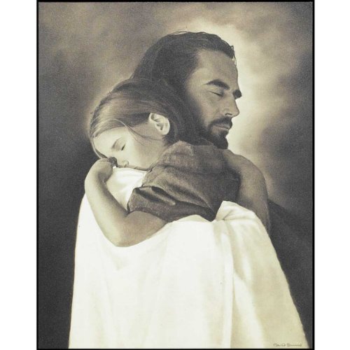 0603799426527 - JESUS WITH CHILD SECURITY DECORATIVE WALL PLAQUE